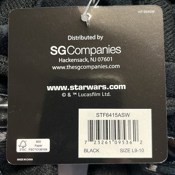 Star Wars Darth Vader boys  slippers NWT - Picture 4 of 4